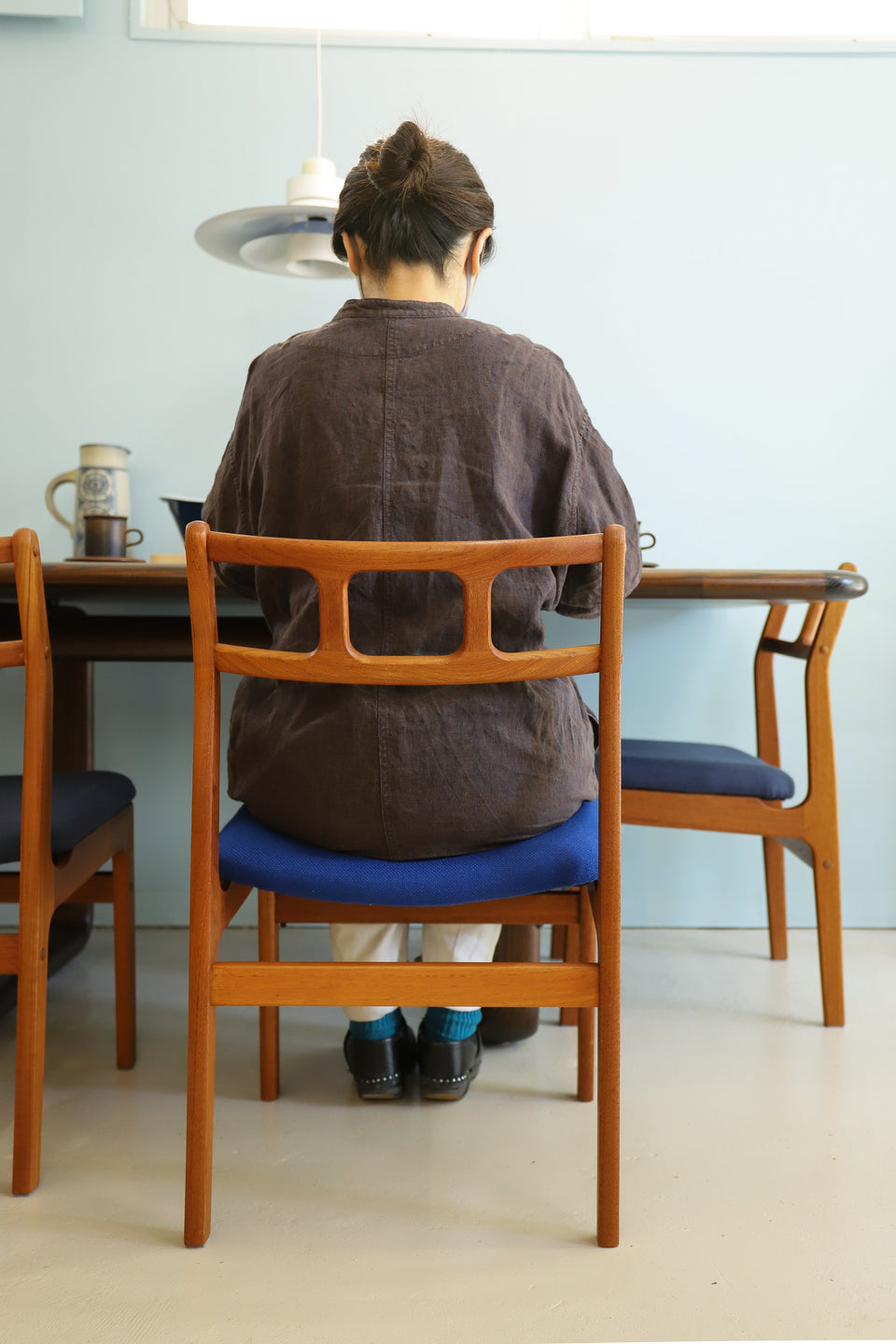 Vintage D-Scan Dining Chair Teakwood/D-スキャン ダイニングチェア チーク材 北欧デザイン ヴィンテージ