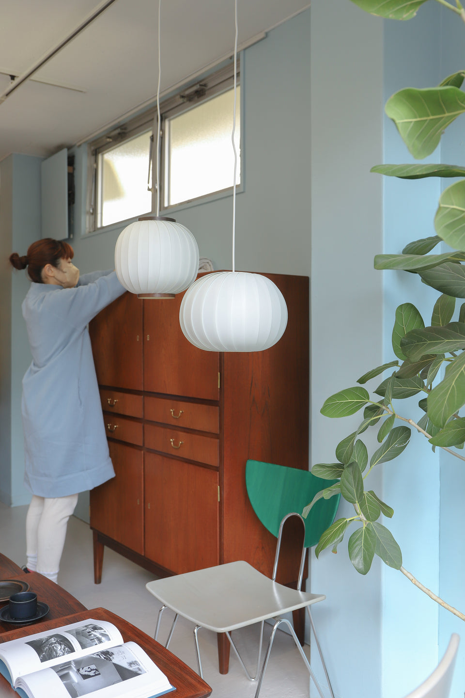 Danish Vintage Hoyrup Pendant Light/デンマークヴィンテージ ハイラップ ペンダントライト プラスチック 北欧インテリア
