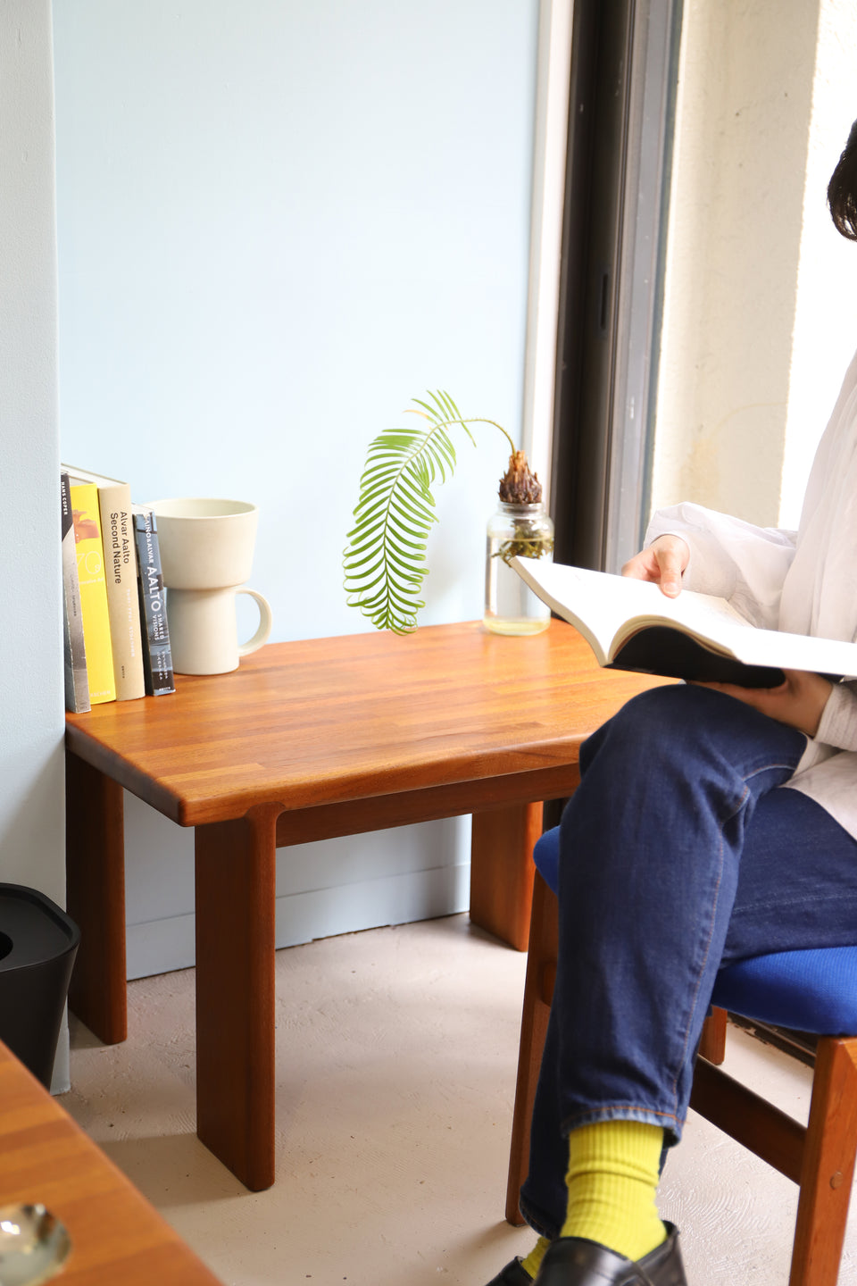 Japanese Vintage Teakwood Center Table/ジャパンヴィンテージ センターテーブル チーク集成材 サイドテーブル