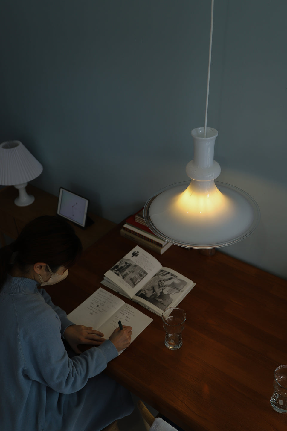 Holmegaard Pendant Light “Etude1” White Large/ホルムガード ペンダントライト エチュード 照明 ホワイト ラージ デンマークヴィンテージ