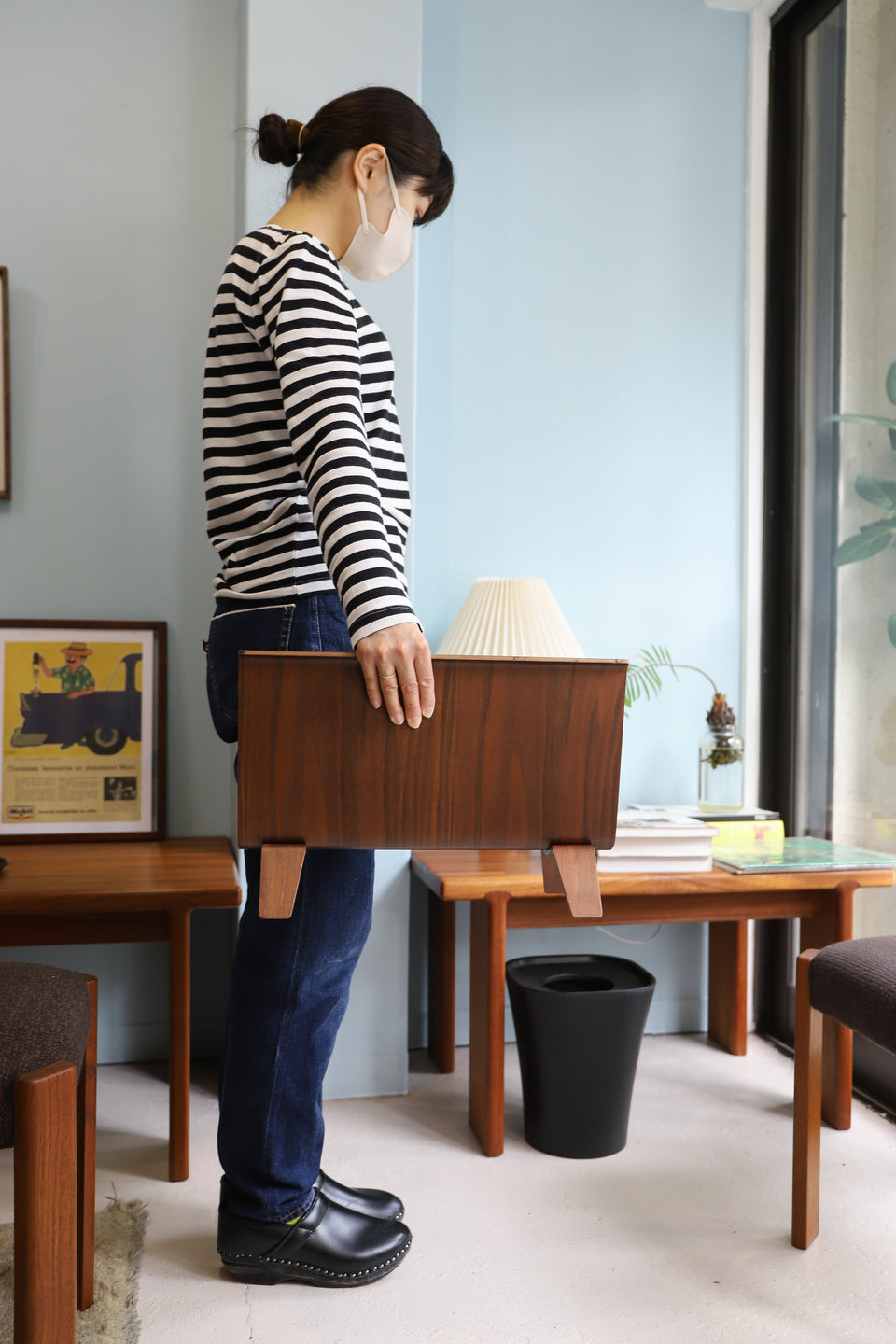 SAITO WOOD Magazine Rack Walnut/サイトーウッド マガジンラック ウォルナット ジャパニーズモダン