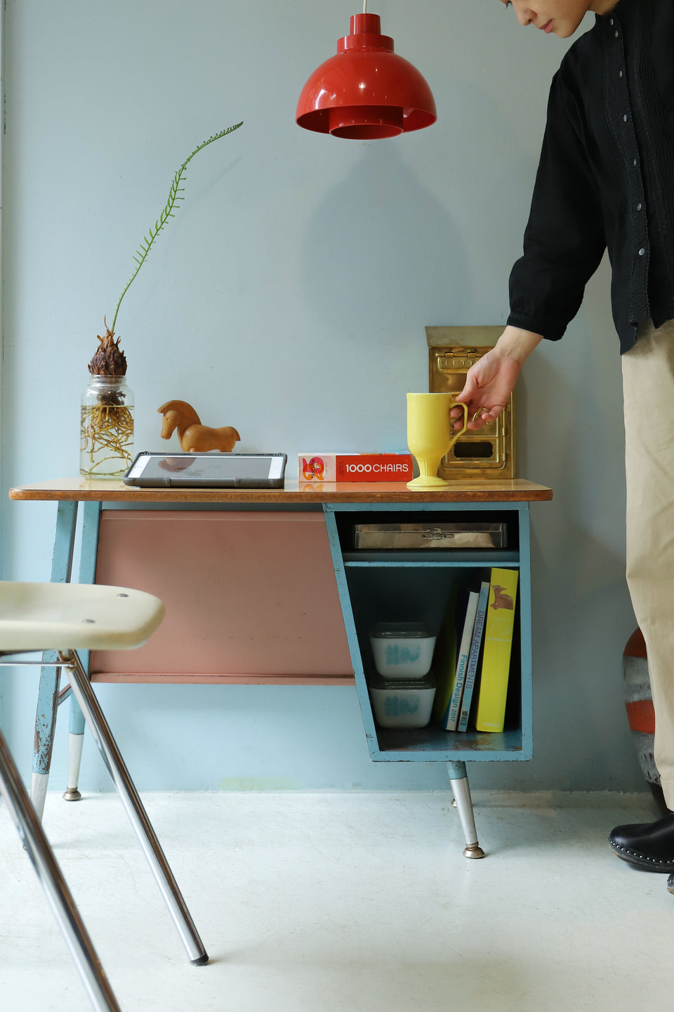 US Vintage School Desk/アメリカヴィンテージ スクールデスク 学習机