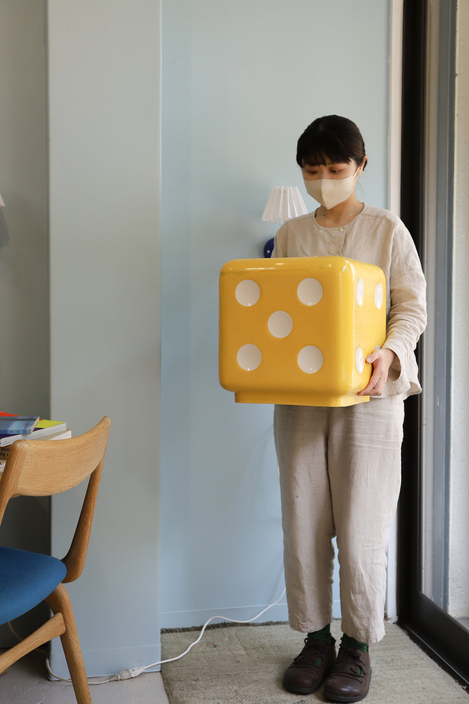 Midcentury Vintage Dies Stool FRP/ヴィンテージ サイコロスツール ダイス ミッドセンチュリー レトロ