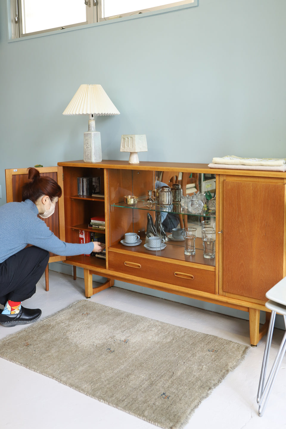 UK Vintage Drink Cabinet Sideboard/イギリスヴィンテージ ドリンクキャビネット サイドボード