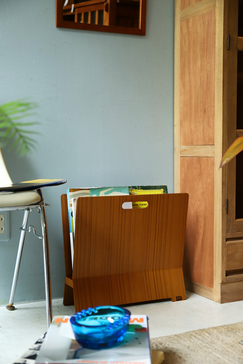 SAITO WOOD Magazine Rack /サイトーウッド マガジンラック チークグレイン