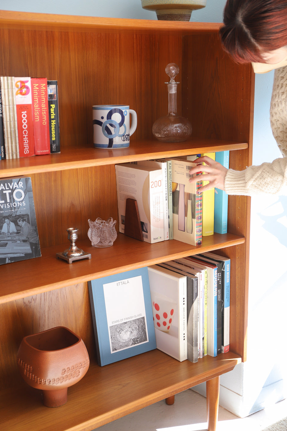 Danish Vintage Teakwood Bookcase/デンマークヴィンテージ ブックケース 本棚 チーク材 収納 北欧家具