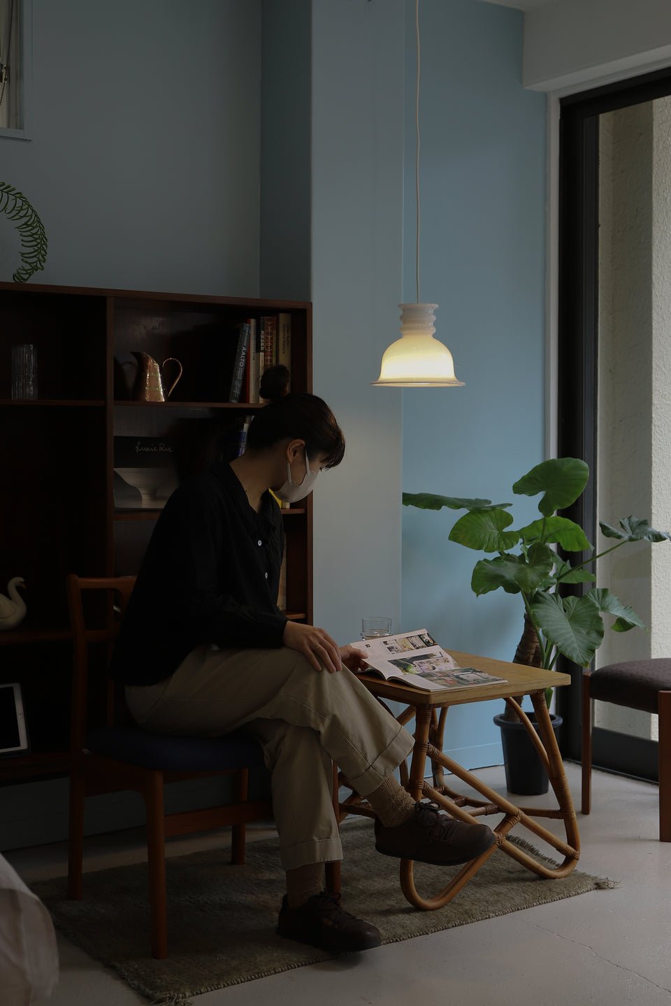 Danish Vintage Holmegaard Pendant Light Kro Sidse Werner/デンマークヴィンテージ ホルムガード ペンダントライト シセ・ヴェアナー 照明 北欧インテリア