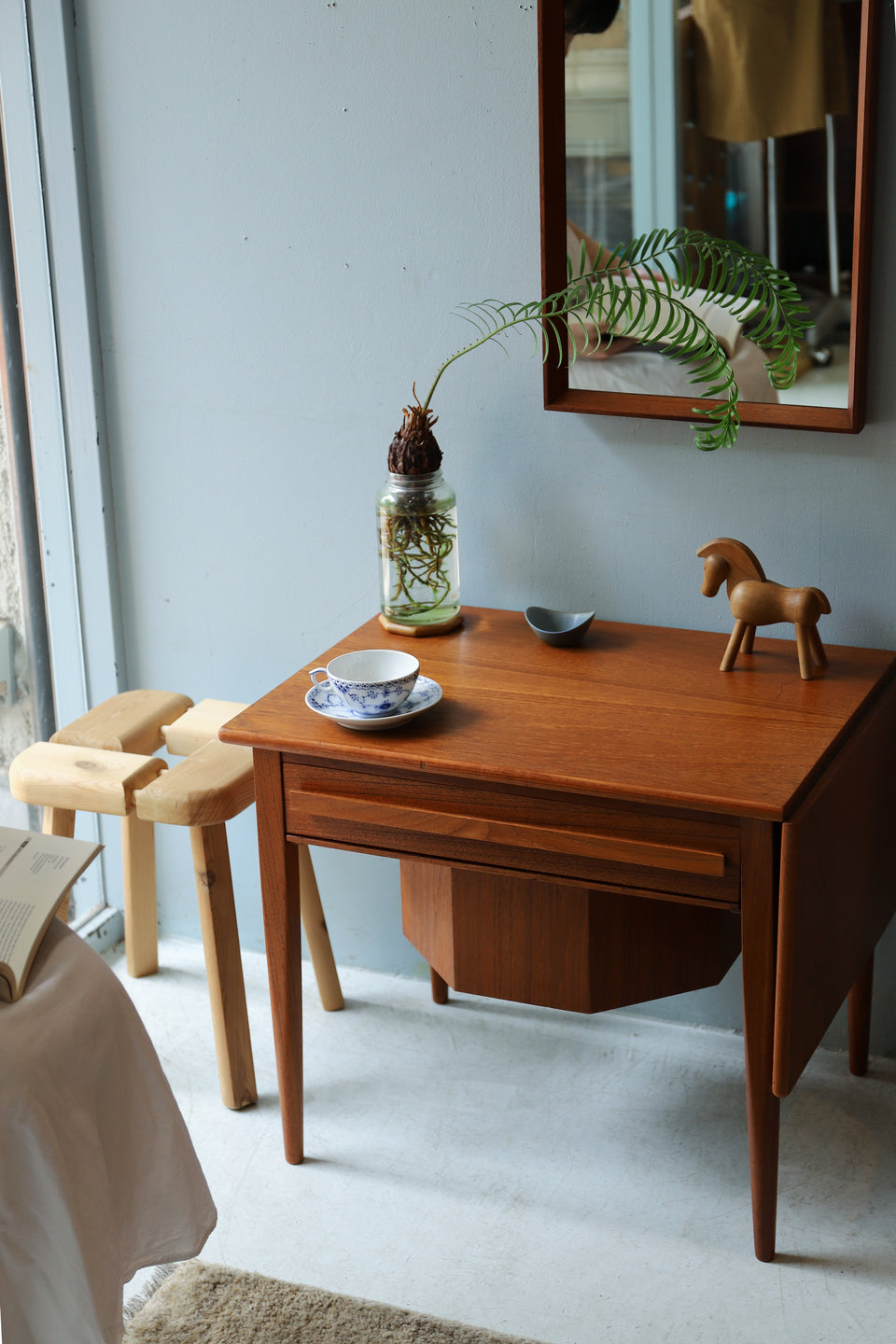 CFC Silkeborg Sewing Table Johannes Andersen/デンマークヴィンテージ ソーイングテーブル ヨハネス・アンダーセン