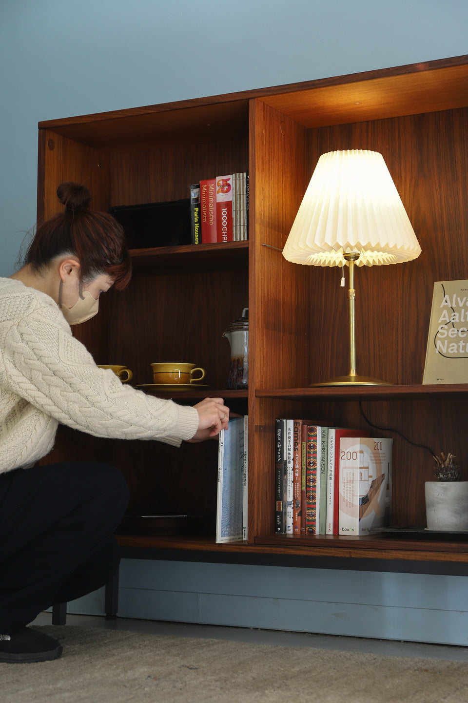 flame Blass Stand Table Lamp/フレイム テーブルランプ 真鍮 スタンドライト 間接照明