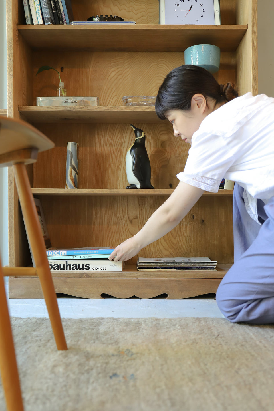 Japanese Vintage Book Shelf/ジャパンヴィンテージ 楔本棚 昭和レトロ