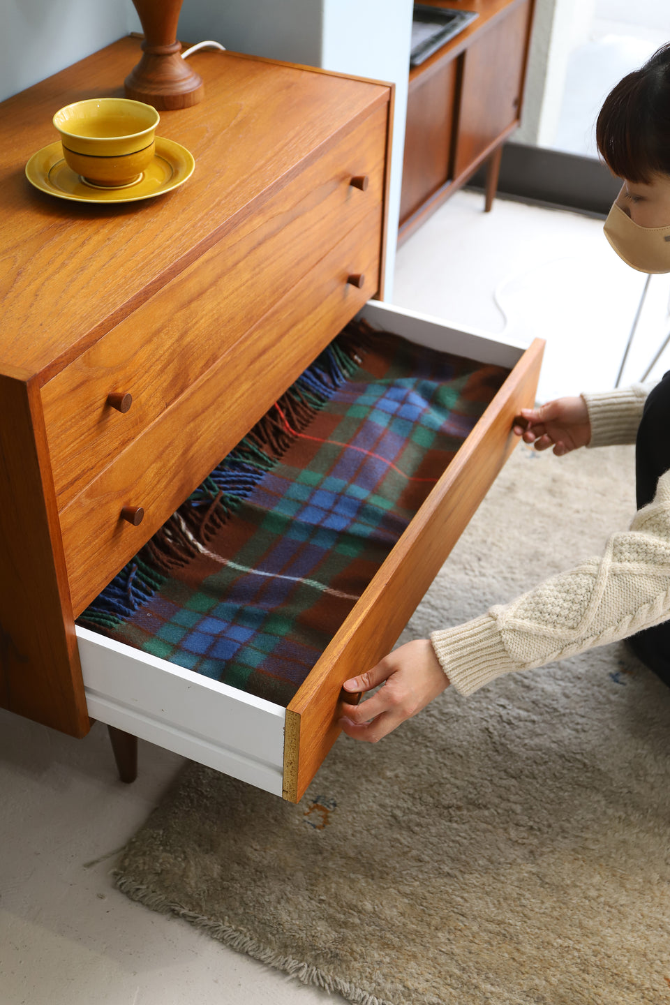 Teakwood Chest 3Drawers Danish Vintage/デンマークヴィンテージ 3段 チェスト チーク材 北欧家具