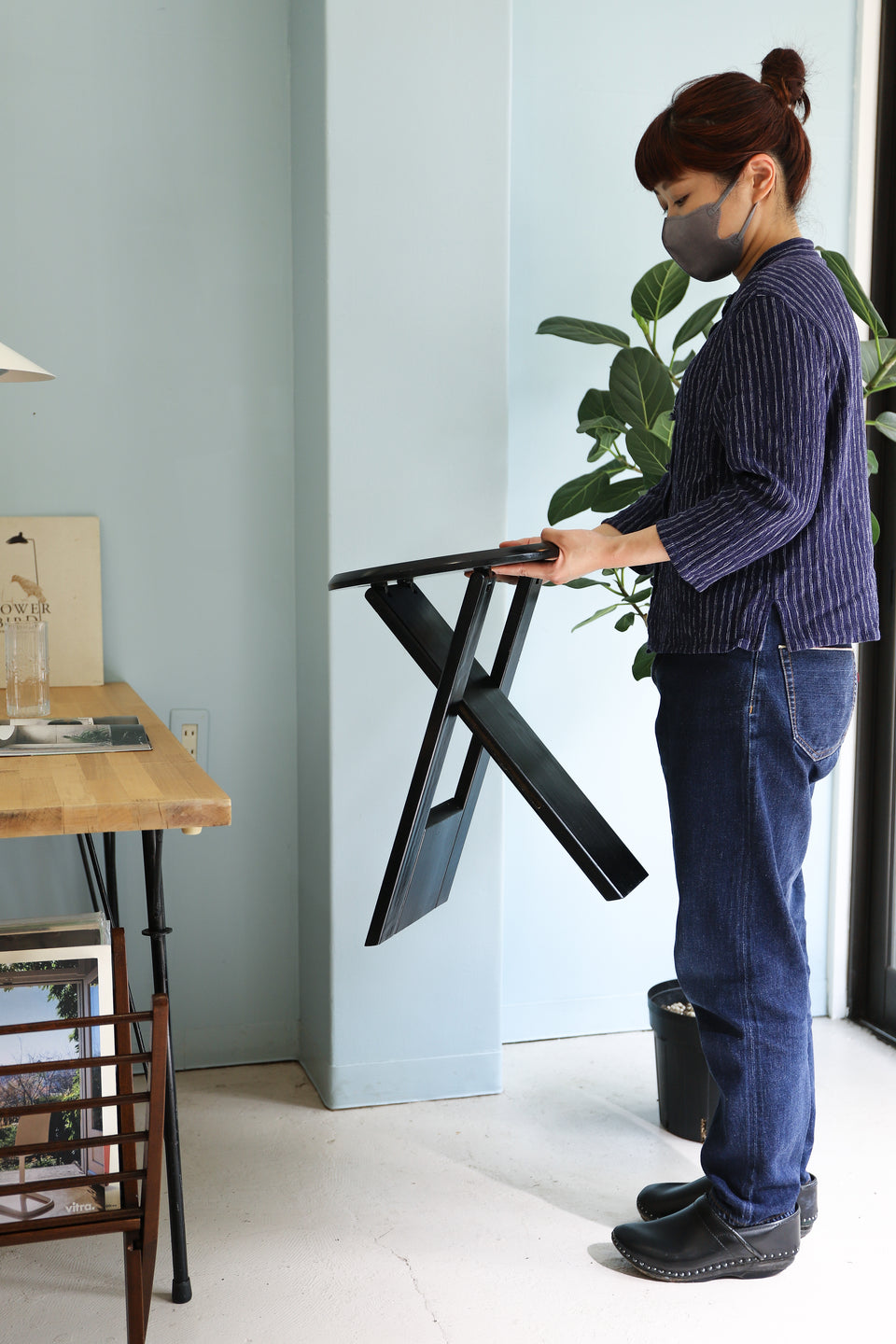 Postmodern Design Vintage Folding Stool/ヴィンテージ 折りたたみスツール ポストモダン スージースツール