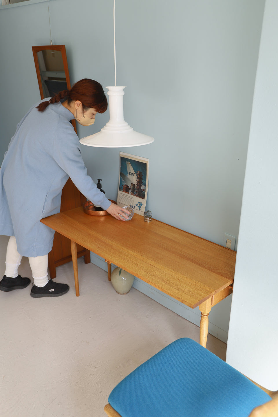 Unoh Furniture Workshop Drop Leaf Dining Table/宇納家具工房 ドロップリーフ ダイニングテーブル シェーカースタイル