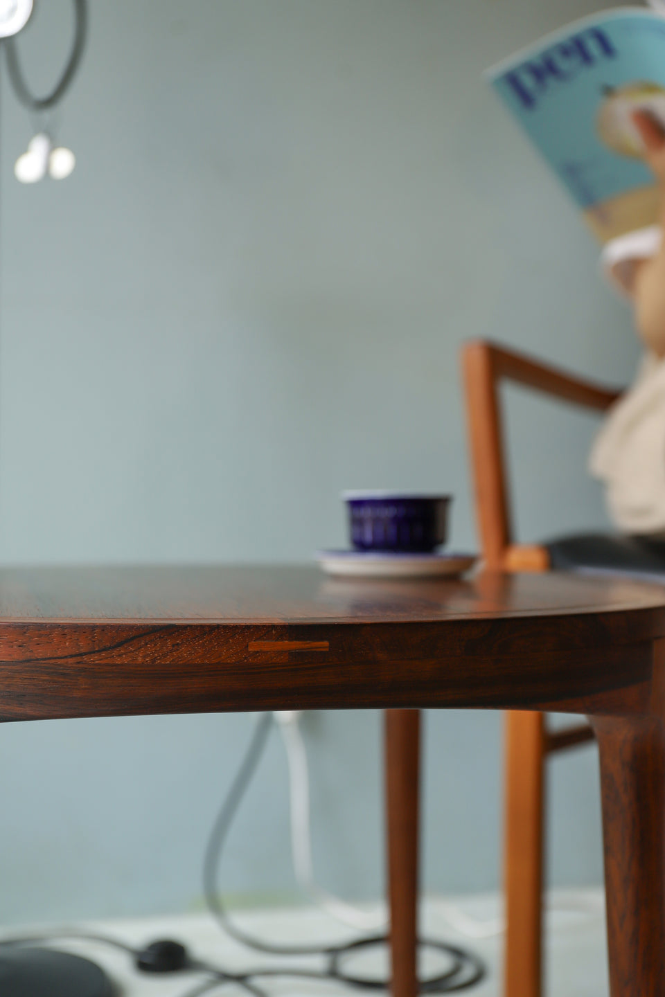 Norwegian Vintage Bruksbo Round Coffee Table Rosewood Haug Snekkeri/ノルウェーヴィンテージ ブルクスボ ラウンドコーヒーテーブル ローズウッド
