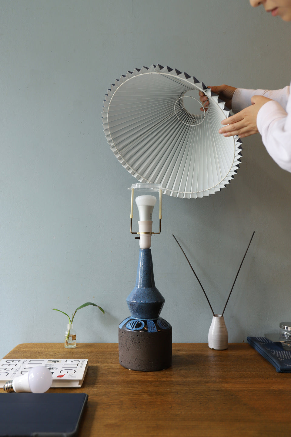 Danish Vintage Sejer Keramik Table Lamp/デンマークヴィンテージ テーブルランプ 北欧インテリア