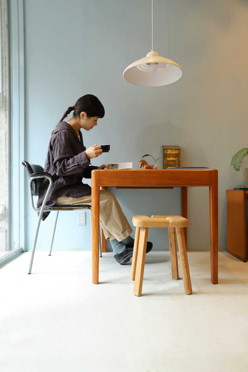 Japanese Vintage Aobayashi Seisakujo Extension Dining Table/ジャパンヴィンテージ 青林製作所 エクステンションダイニングテーブル