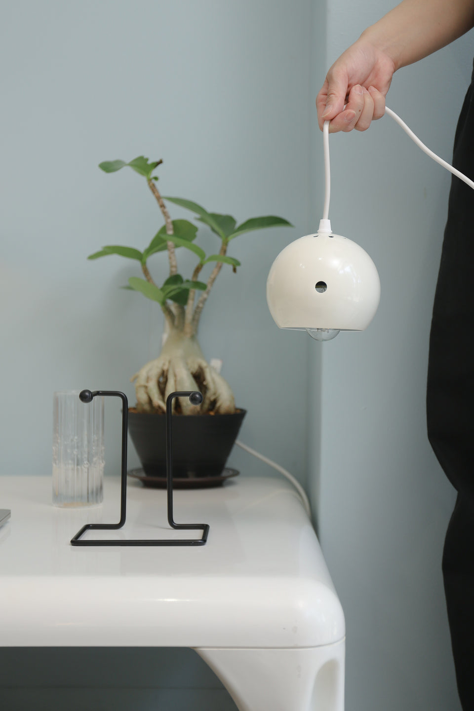 Danish Vintage Ball Stat Table Lamp/デンマークヴィンテージ ボールテーブルランプ 関節照明 北欧インテリア