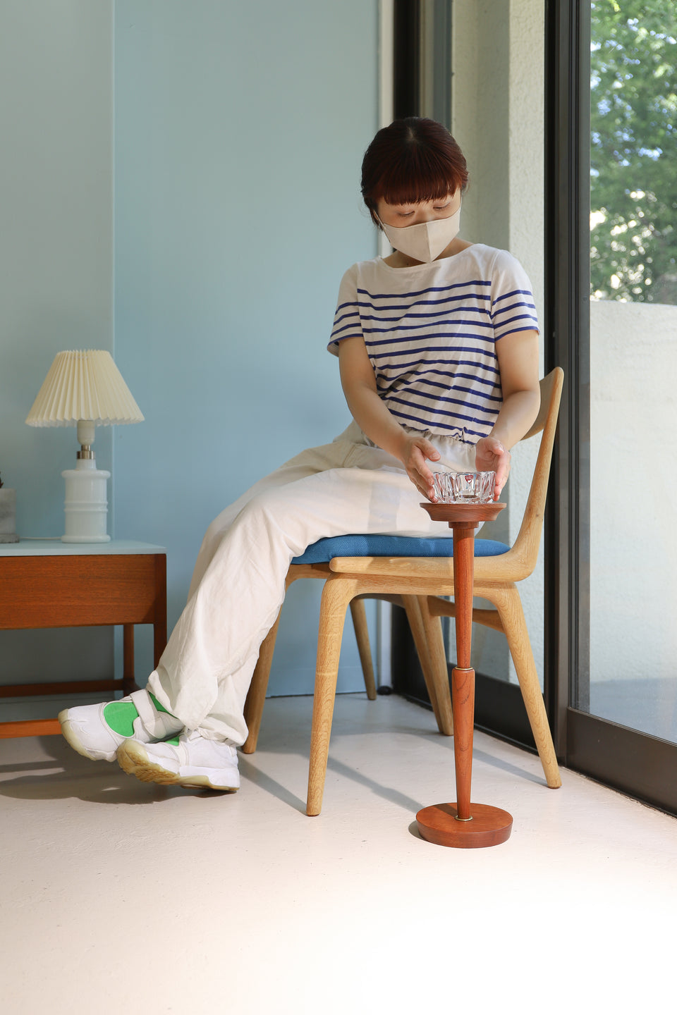 Teakwood Plant Stand Accessory Tray Danish Vintage/デンマークヴィンテージ プラントスタンド アクセサリートレー 北欧インテリア