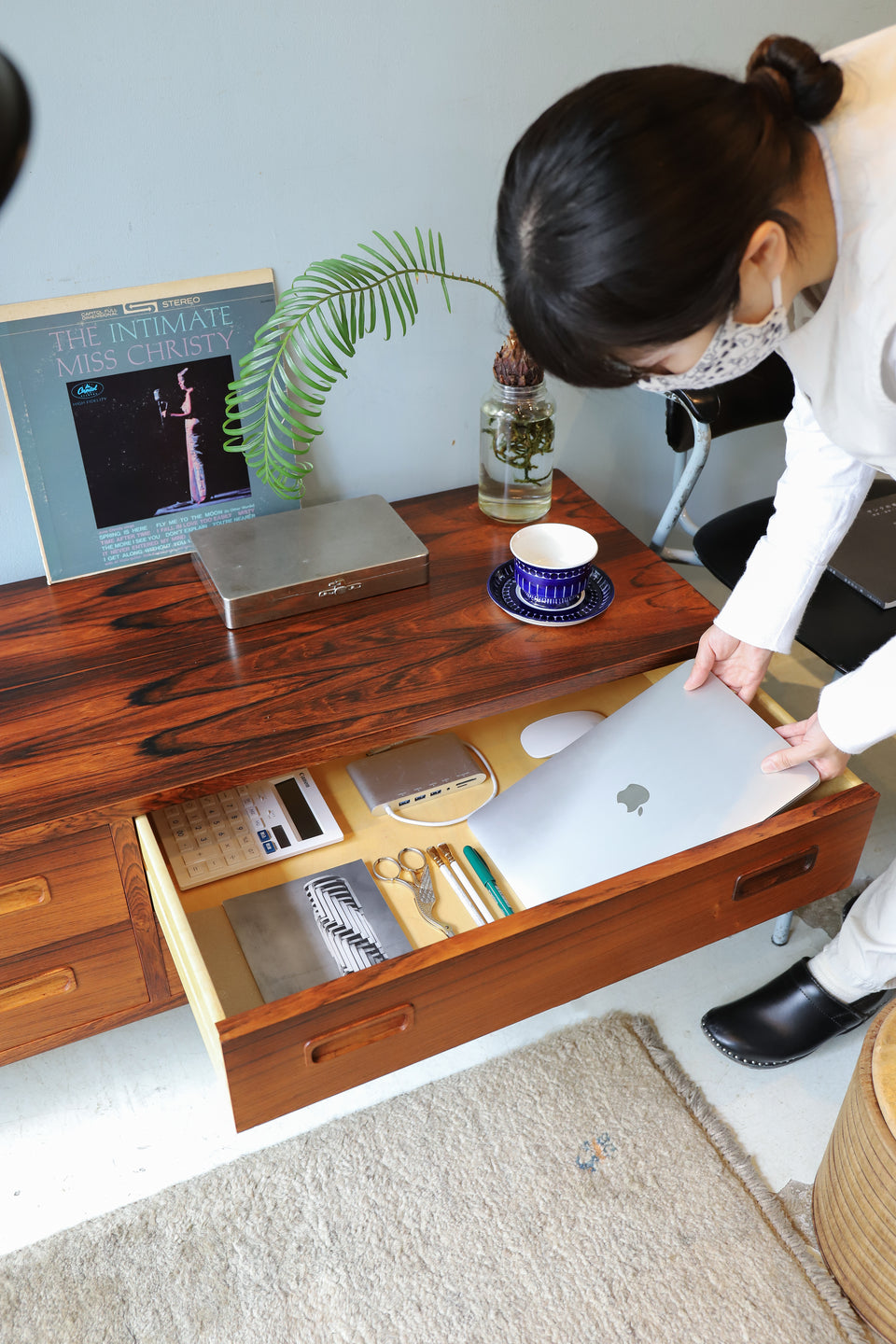 Danish Vintage Rosewood Sideboard Chest Poul Hundevad/デンマークヴィンテージ サイドボード チェスト ローズウッド ポール・ハンデバッド