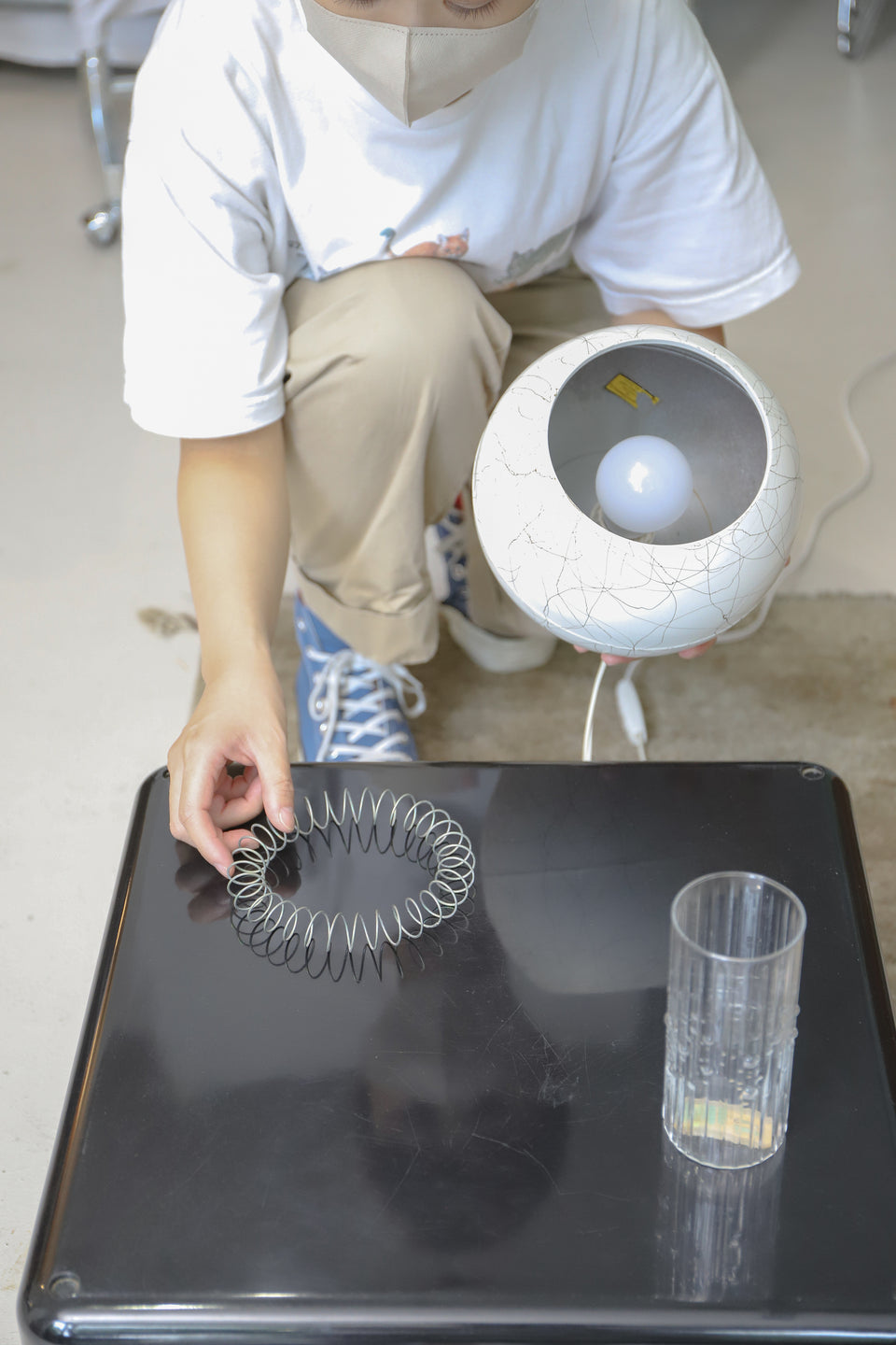 Steber Manufacturing Co. Orblite Table Lamp US Vintage/アメリカヴィンテージ テーブルランプ ミッドセンチュリー 間接照明