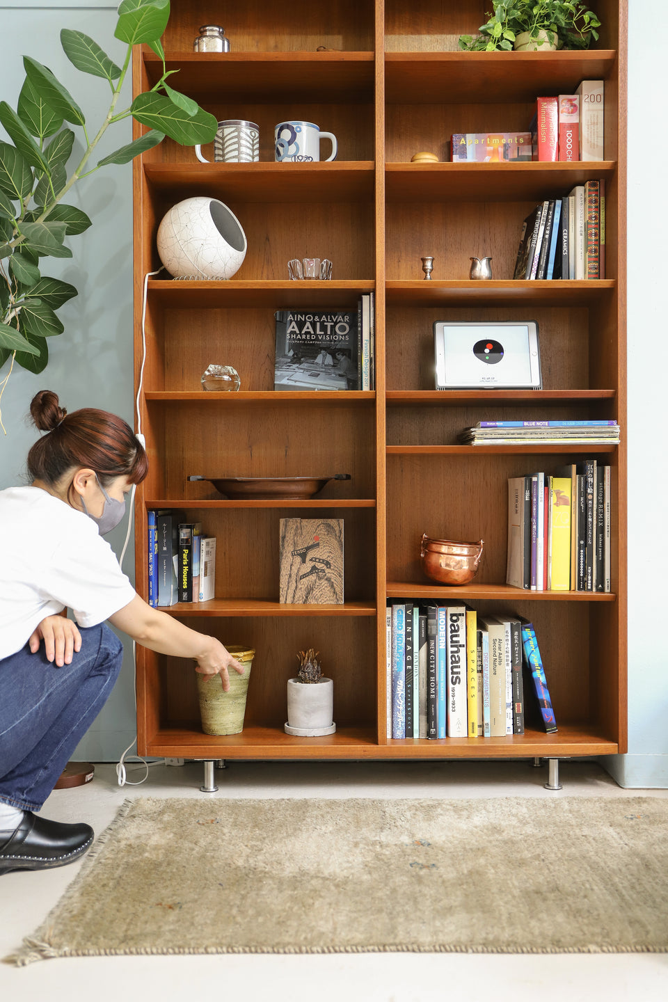 Danish Vintage Hundevad&Co. Teakwood Bookcase/デンマークヴィンテージ ブックケース 本棚 チーク材 ポール・ハンデバッド 北欧家具