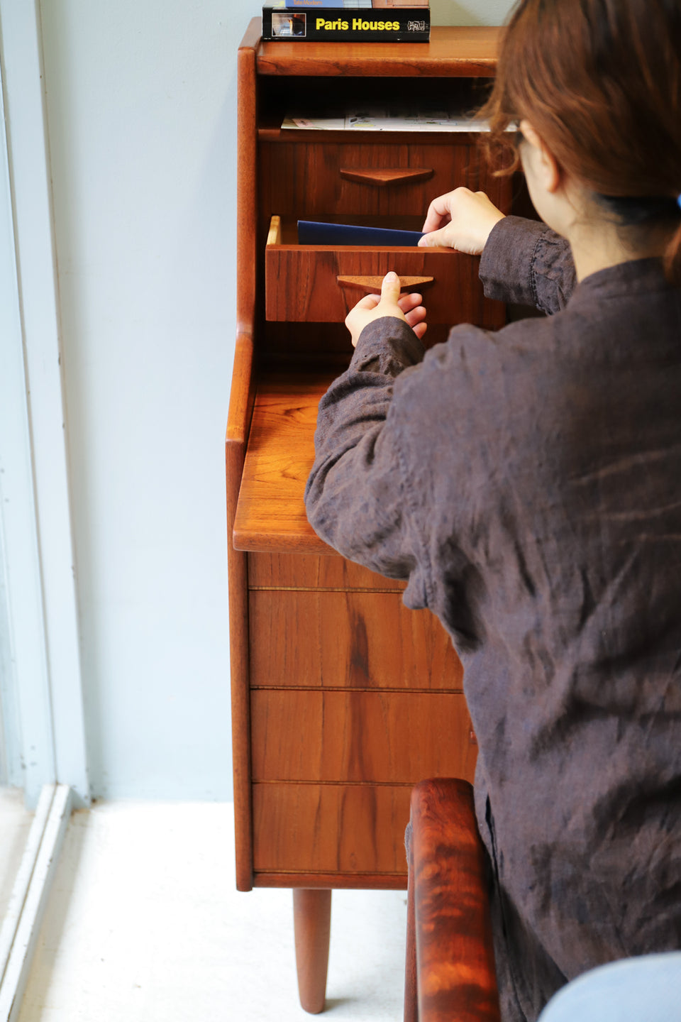 Randers Møbelfabrik Writing Bureau Danish Vintage/デンマーク ヴィンテージ ライティング ビューロー デスク チェスト ドレッサー 北欧家具