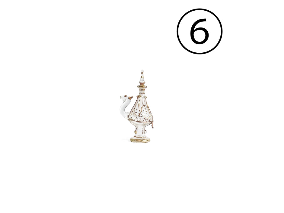 Egyptian Glass Perfume Bottle/エジプトガラス 香水瓶 パフュームボトル インテリア