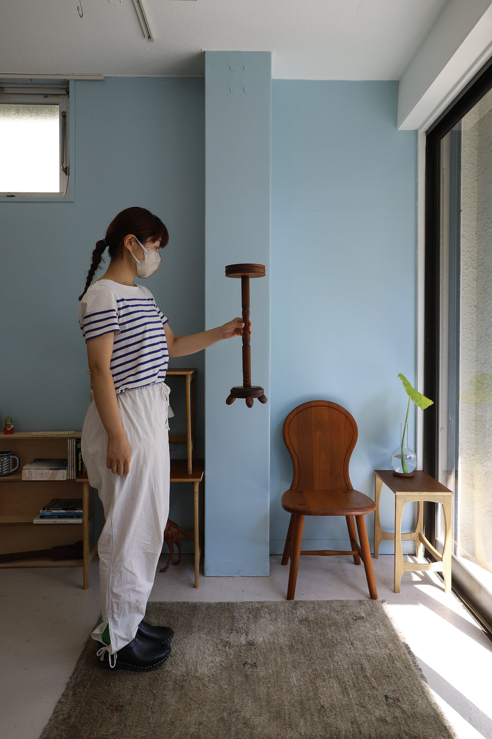 Accessory Tray Plant Stand Afromosia Danish Vintage/デンマークヴィンテージ プラントスタンド アクセサリートレー 北欧インテリア