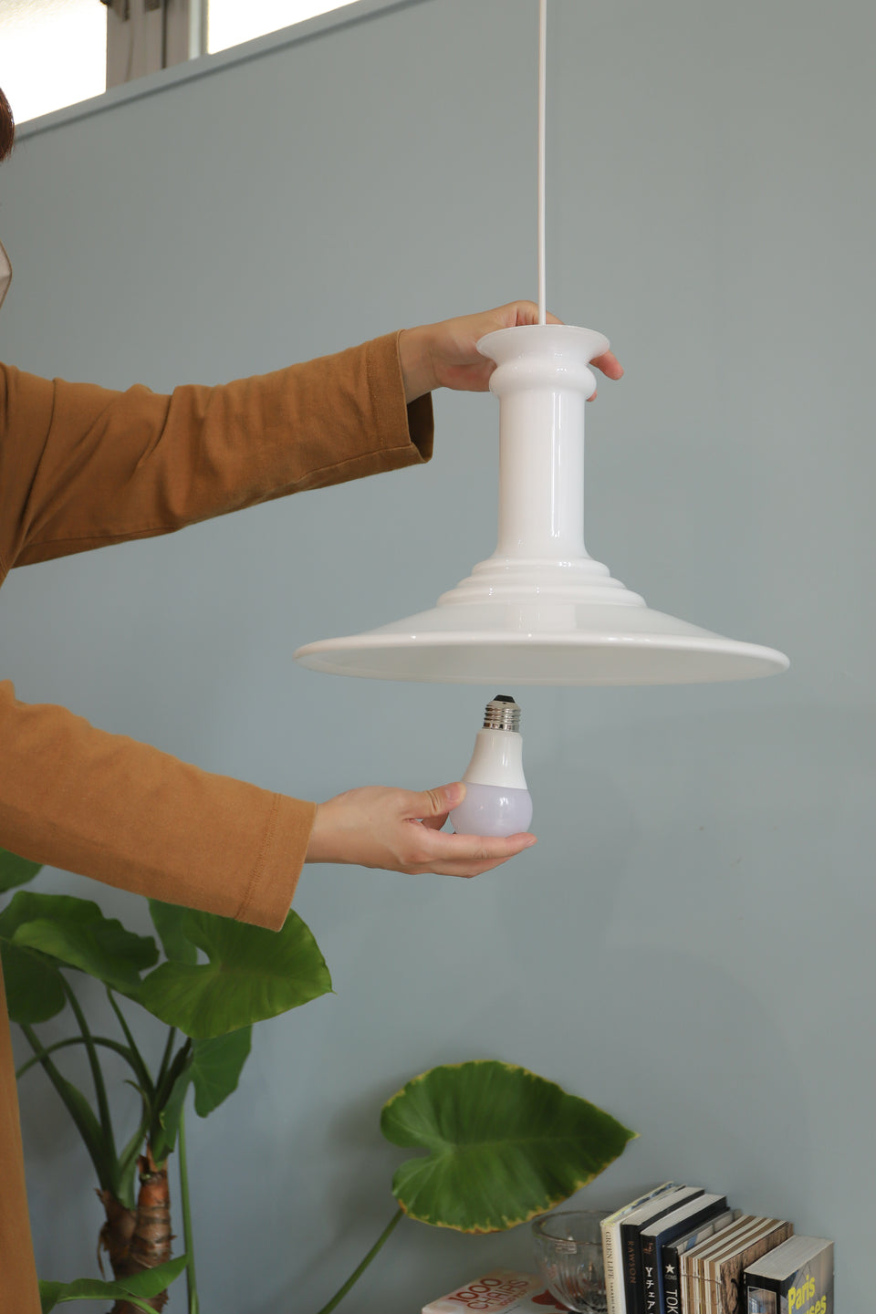 Danish Vintage Holmegaard Pendant Light Mythos Medium/デンマークヴィンテージ ホルムガード ミュトス ペンダントライト 照明 北欧インテリア ミディアム
