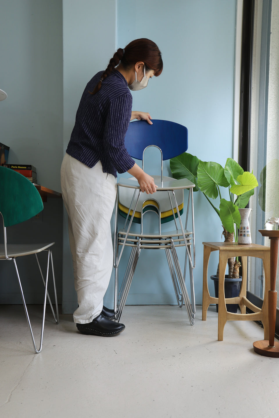 Stacking Chair Kusch+Co. Mikado 1800 Walter Leeman/クッシュ ミカド スタッキングチェア ウォルター・リーマン ポストモダン