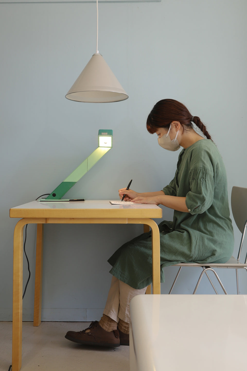 Japanese Vintage Kreo Light “ZIGU ZAGU”/クレオライト ジグザグ デスクライト レトロモダン ジャパンヴィンテージ