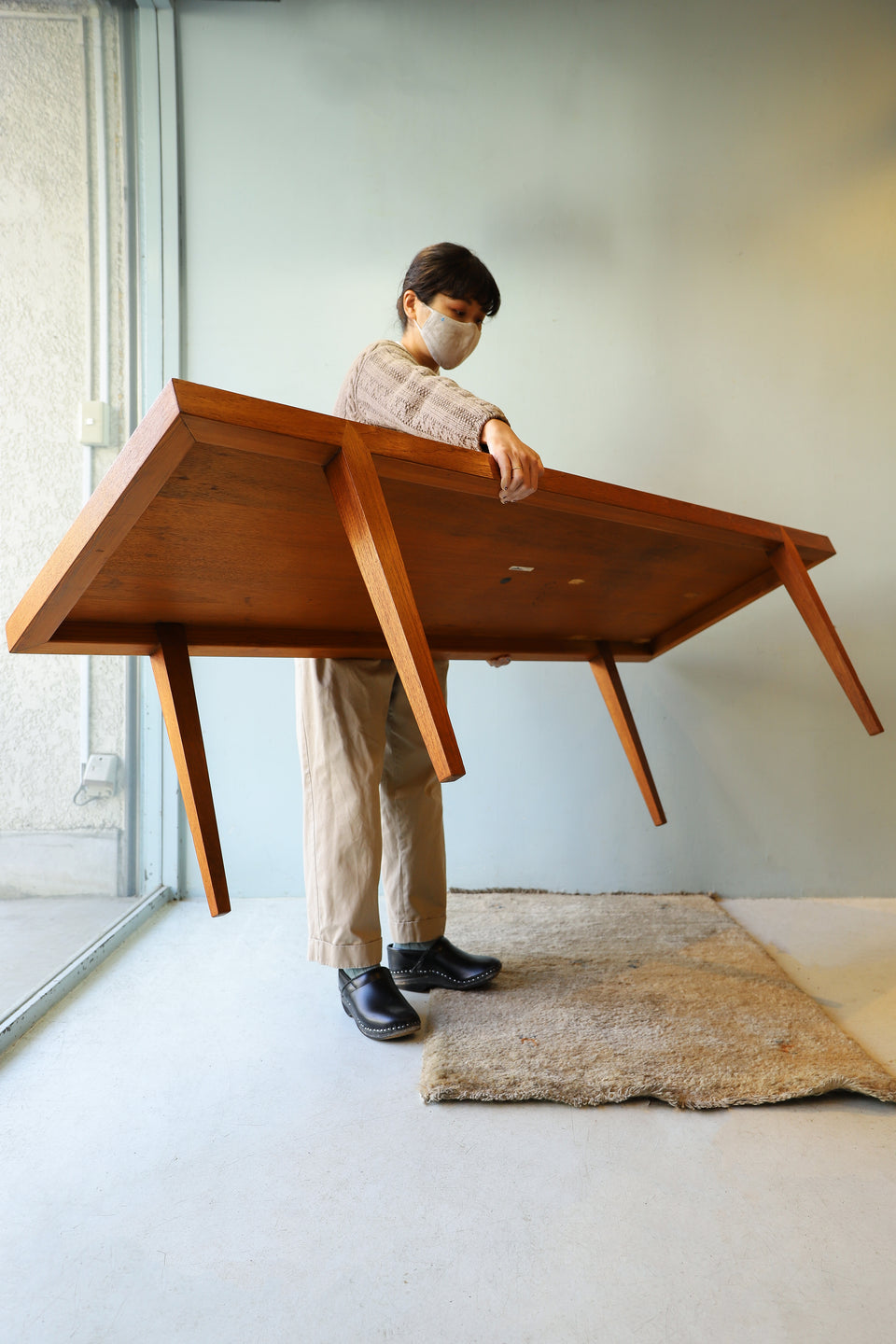 Haslev Møbelsnedkeri Teakwood Center Table Severin Hansen Jr./デンマークヴィンテージ ハスレヴ センターテーブル チーク材