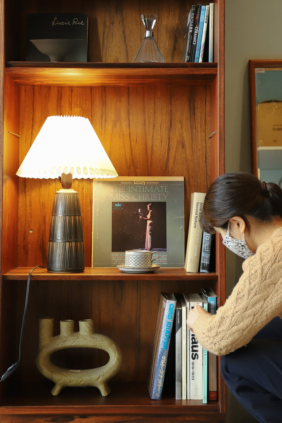 Michael Andersen and Son Table Lamp Danish Vintage/ミケル・アナセン テーブルランプ 照明 陶器 デンマークヴィンテージ