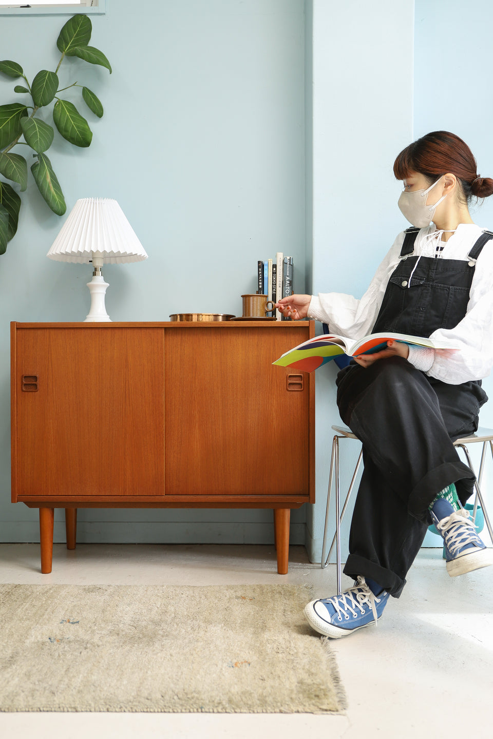 Danish Vintage Sejling Skabe Sideboard N.P. Nielsen/デンマークヴィンテージ サイドボード チーク材 収納 北欧家具