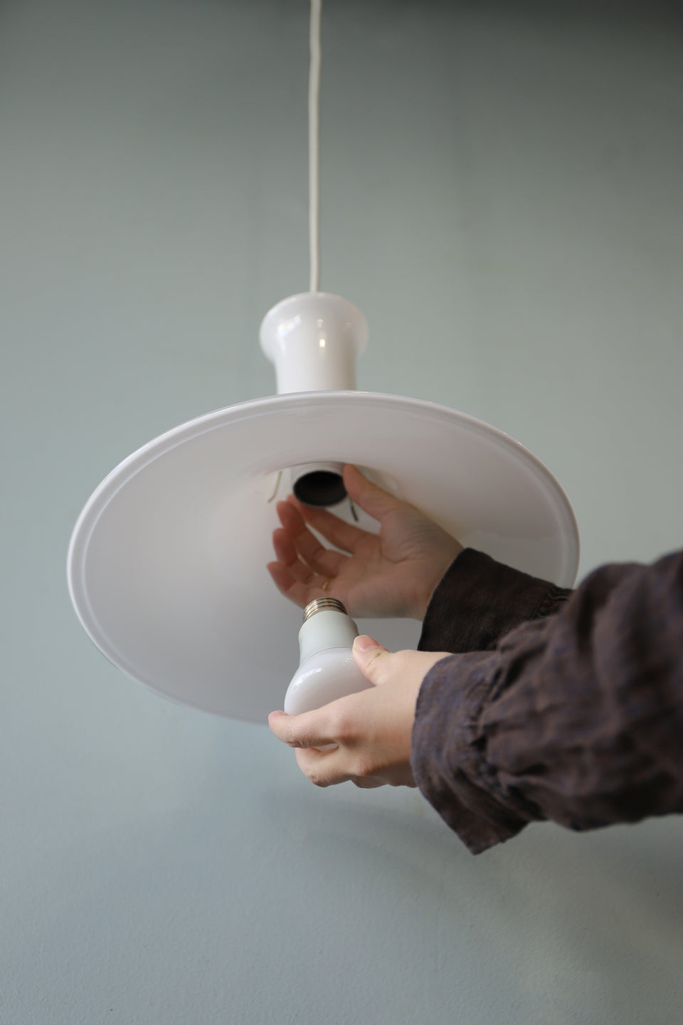 Vintage Holmegaard Pendant Light Mandarin Michael Bang/デンマークヴィンテージ ホルムガード ペンダントライト マンダリン 照明 北欧インテリア