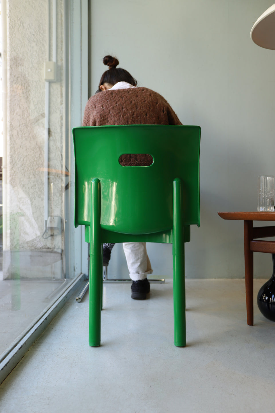 Kartell Stacking Chair 4870 Anna Castelli Ferrieri/カルテル スタッキングチェア アンナ・カステッリ・フェリエーリ グリーン