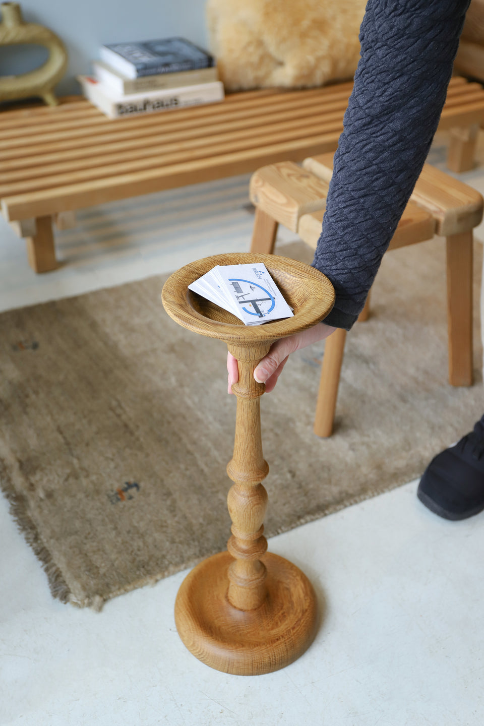 Oakwood Plant Stand Danish Vintage/プラントスタンド オーク材 デンマークヴィンテージ 北欧インテリア