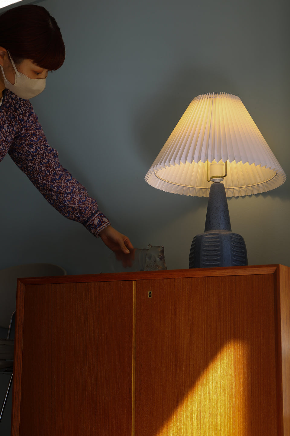 Danish Vintage Søholm Table Lamp Model 1021/デンマークヴィンテージ スーホルム テーブルランプ エイナー・ヨハンセン 間接照明 北欧インテリア