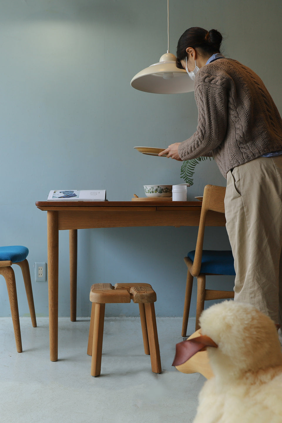 Slagelse Mobelfabrik Extension Dining Table Danish Vintage/デンマークヴィンテージ エクステンション ダイニングテーブル 北欧家具