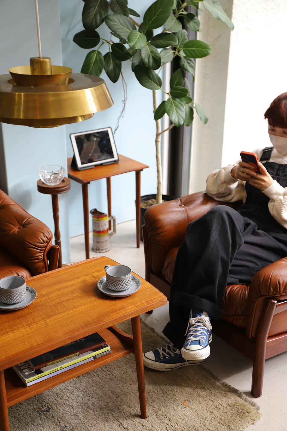 Old Maruni 1P Sofa Madison Japanese Vintage/オールドマルニ ソファ マディソン 本革 レトロモダン