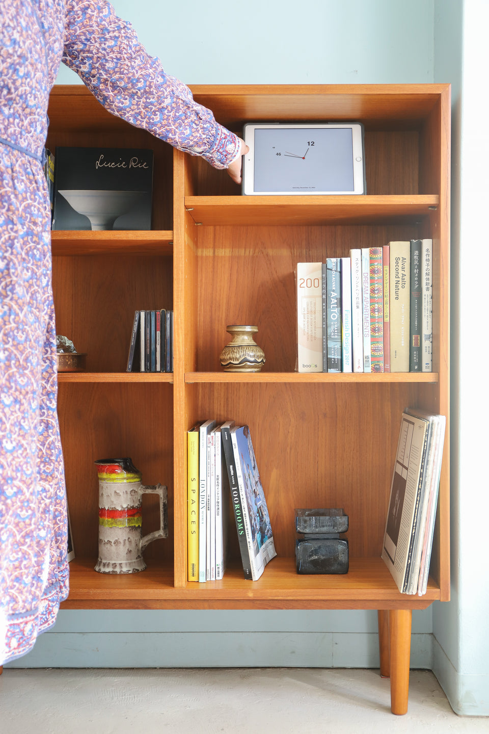 Bookcase Teakwood Danish Vintage/デンマークヴィンテージ ブックケース チーク材 本棚 シェルフ 収納 北欧家具