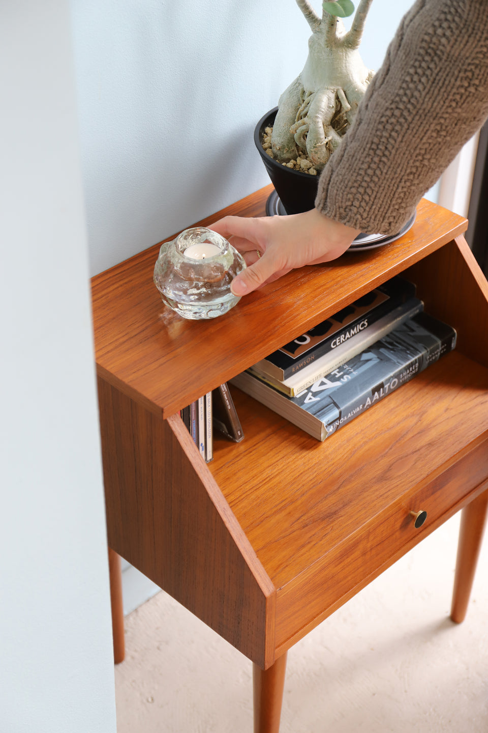 Swedish Vintage Bedside Table Chest/スウェーデンヴィンテージ ベッドサイド テーブル チェスト 北欧家具