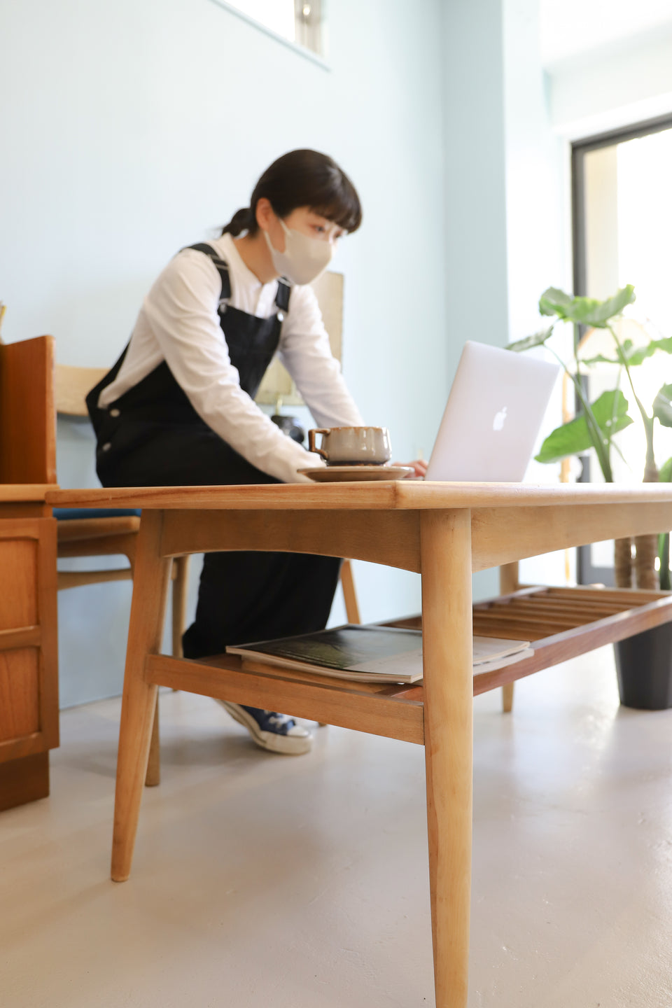 Midcentury Vintage Coffee Table/ヴィンテージ コーヒーテーブル センターテーブル チーク材 レトロ ミッドセンチュリー 北欧デザイン