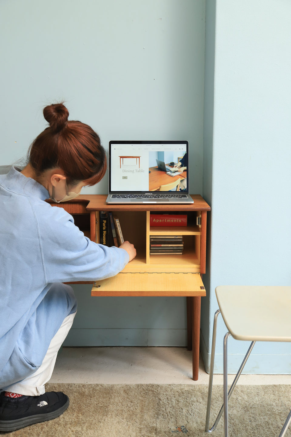 Scandinavian Vintage Sideboard Table/北欧ヴィンテージ サイドボード テーブル ドレッサー