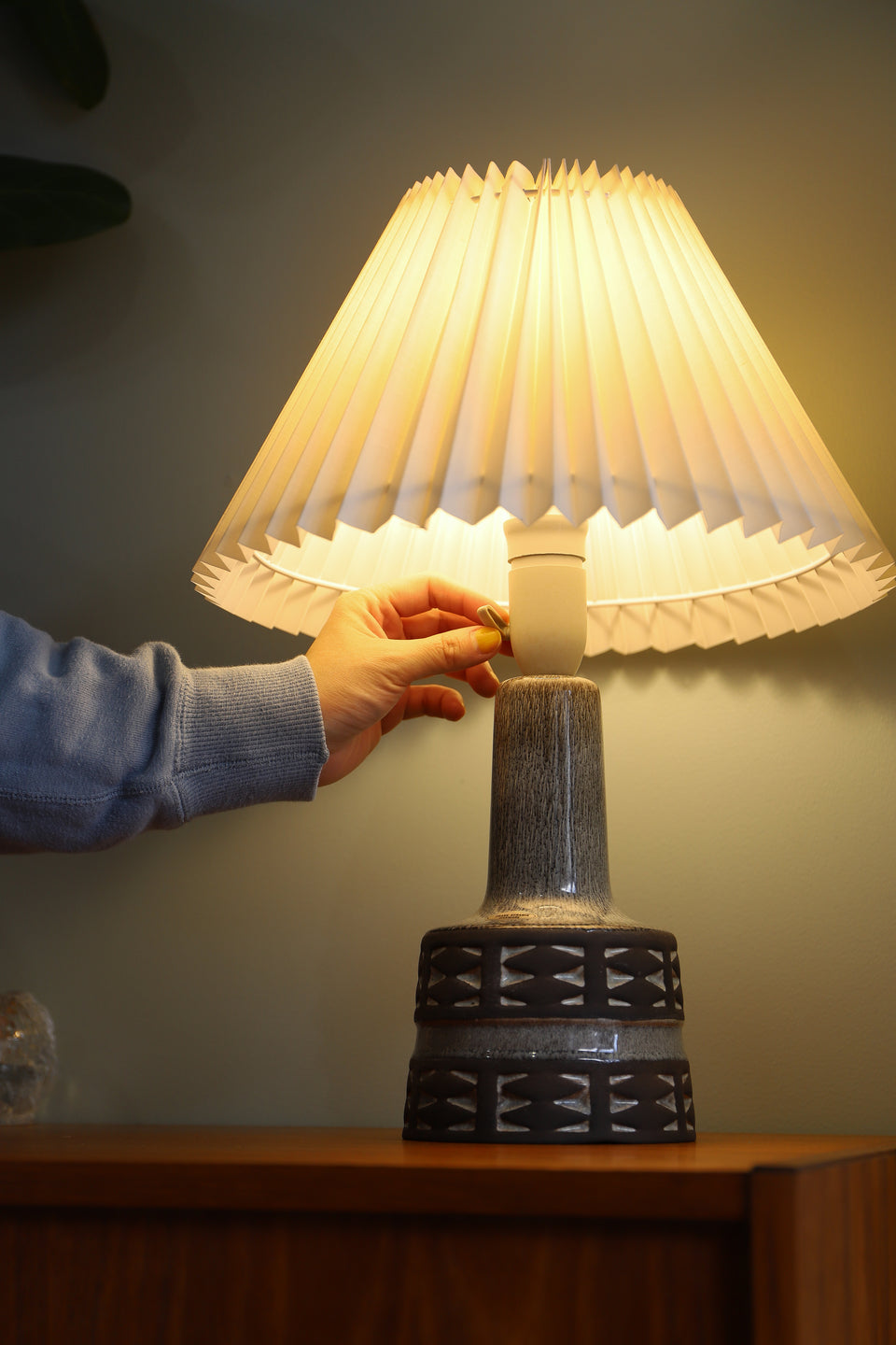Frank Keramik Table Lamp Danish Vintage/デンマークヴィンテージ フランクケラミック テーブルランプ 間接照明 北欧インテリア
