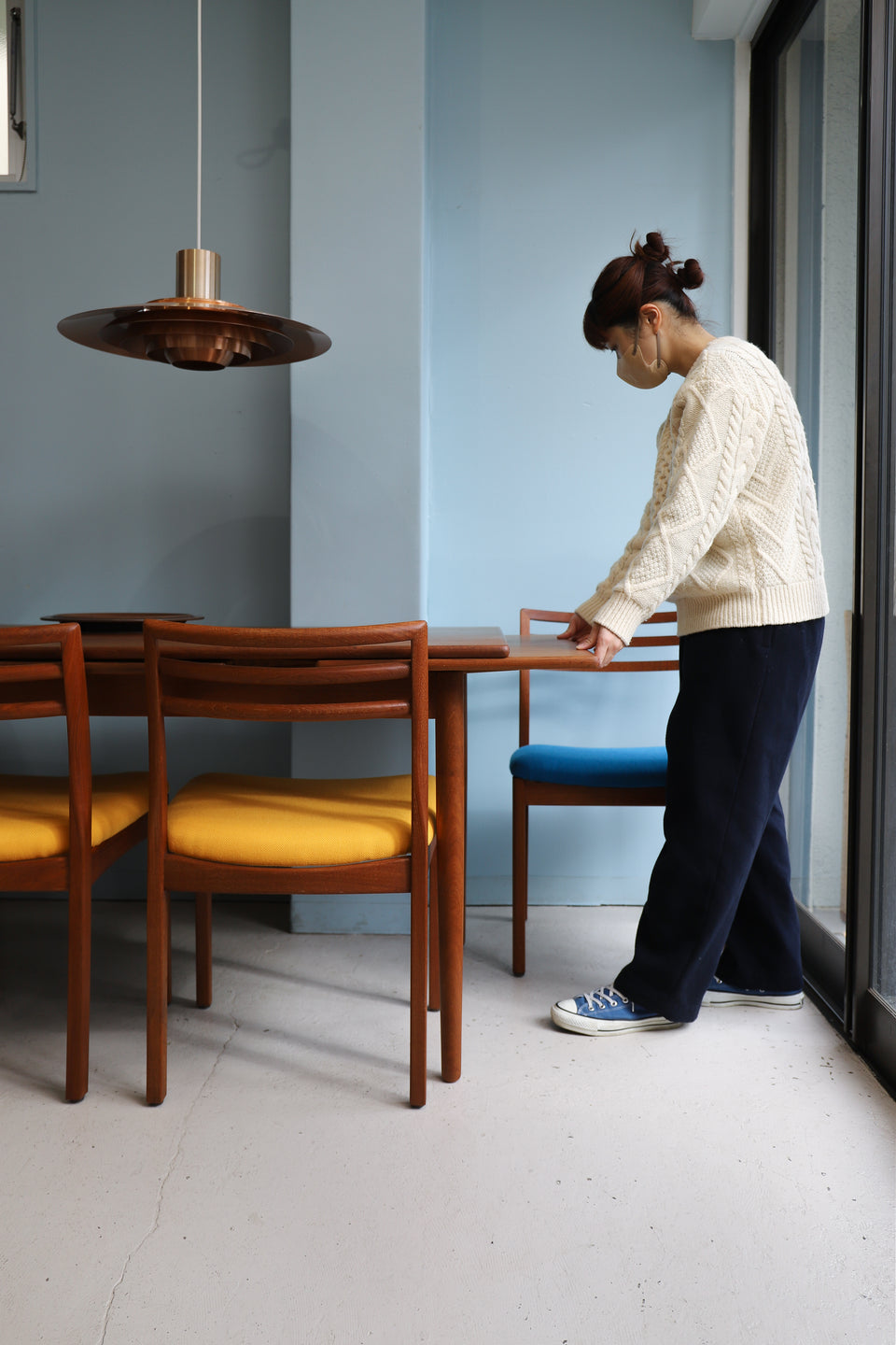 Vejen Bordfabrik Verner Pedersen Extension Dining Table/デンマークヴィンテージ エクステンション ダイニングテーブル チーク材 北欧家具
