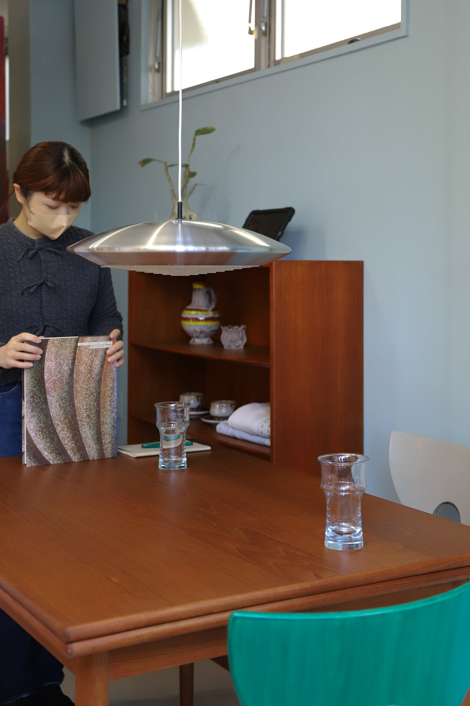 Fog&Mørup Silver Diskos Pendant Light Jo Hammerborg/フォグ&モーラップ ペンダントライト ヨー・ハーマボー シルバー 照明 北欧インテリア