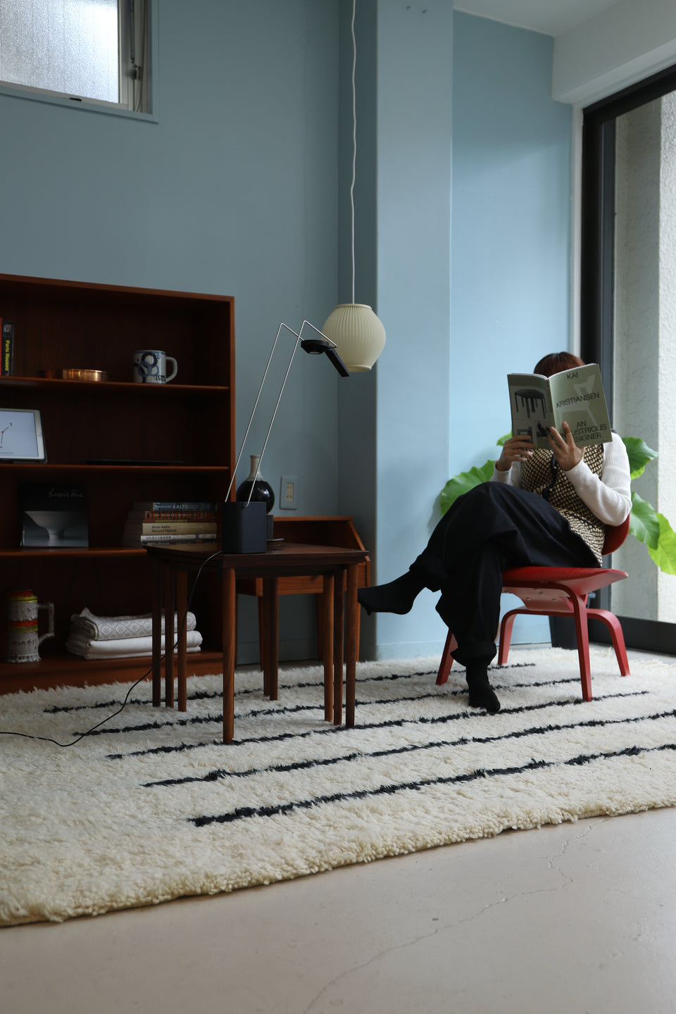 Vintage Moroccan Rug Beni Ourain/ヴィンテージラグ ベニワレン モロッコ 絨毯 カーペット