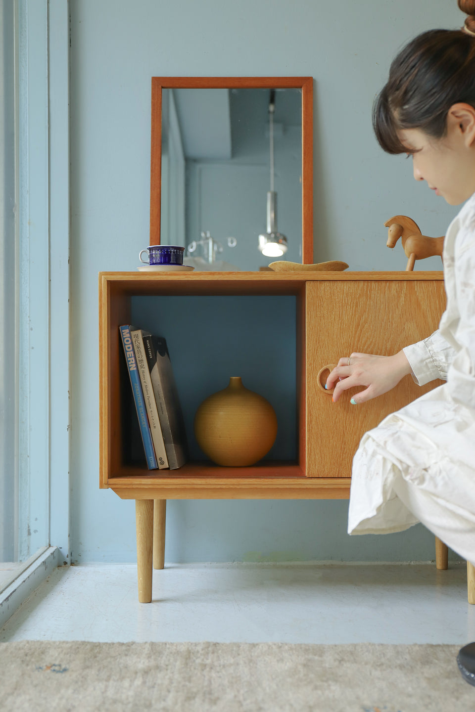 Swedish Vintage Royal Board Small Sideboard/スウェーデンヴィンテージ サイドボード キャビネット 北欧家具