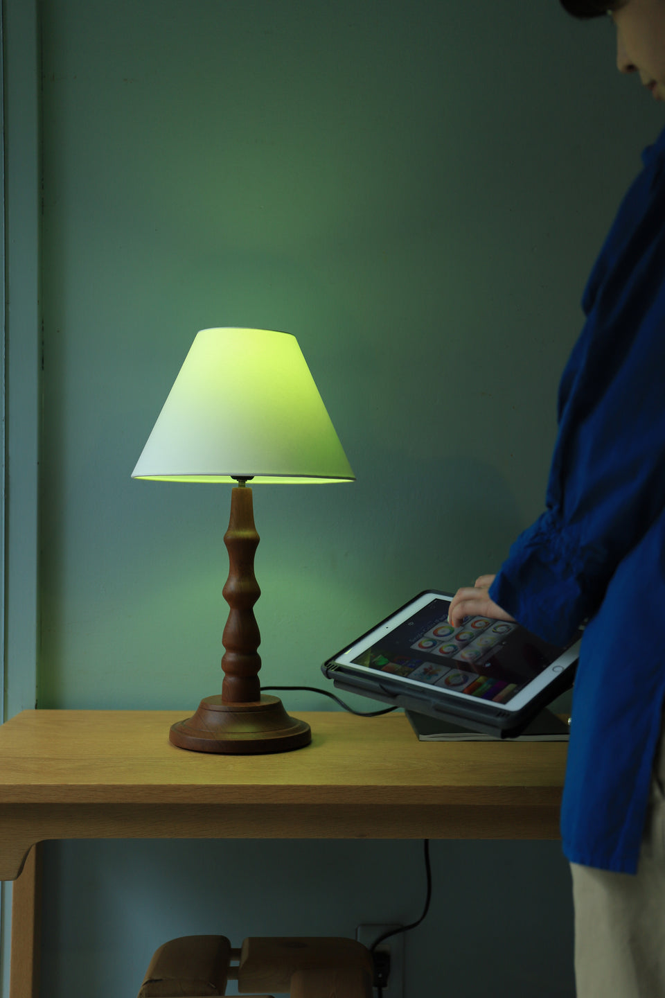 Danish Vintage Teakwood Table Lamp/デンマークヴィンテージ テーブルランプ チーク材